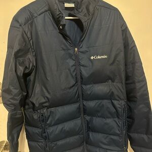 Columbia Men's Dark Blue Puffer Jacket